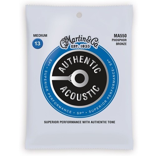 MA550 Martin Strings,  92/8 Phosphor Bronze, Medium 13-56
