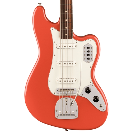 Fender Vintera II '60s Electric Bass Guitar VI, Fiesta Red