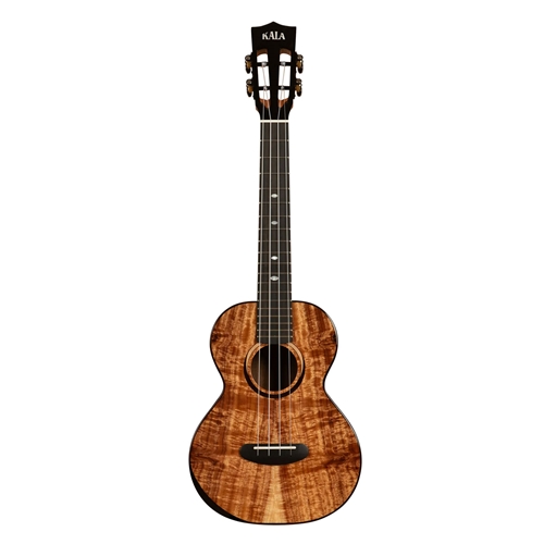 Kala KA-CT-SA-TG Contour All Solid Gloss Acacia Tenor Ukulele w/ Bag