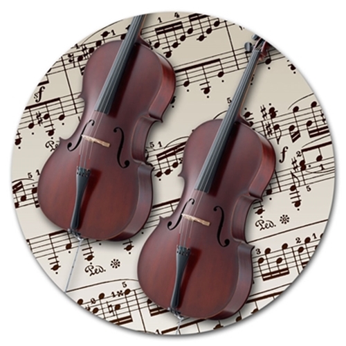 Music Gift 621593-CELO Cello Round Mouse Pad