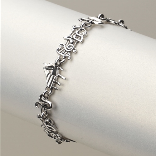 Music Gift 586332 Chain Of Music Charms Bracelet