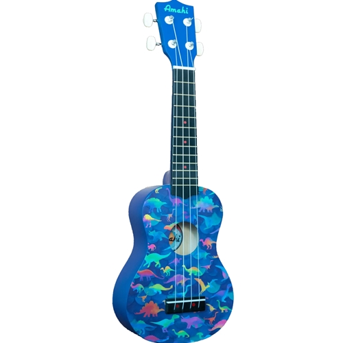 Amahi DDUK19 Tropical Series Dinosaur Soprano Ukulele