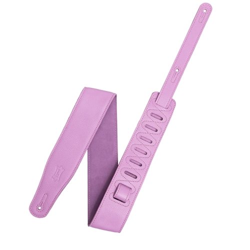 Levy's M26GFP-PNK Leather and Suede Reversible Strap in Pastel Colorways - Spring Orchid
