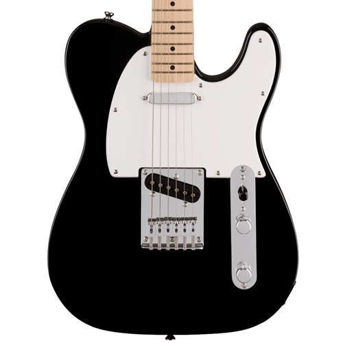 Squire Sonic Telecaster Electric Guitar, Maple Fingerboard, Black