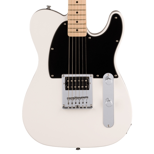 Squier エレキギターホワイト Beacock Music - Squier Sonic Esquire H Electric Guitar, Maple