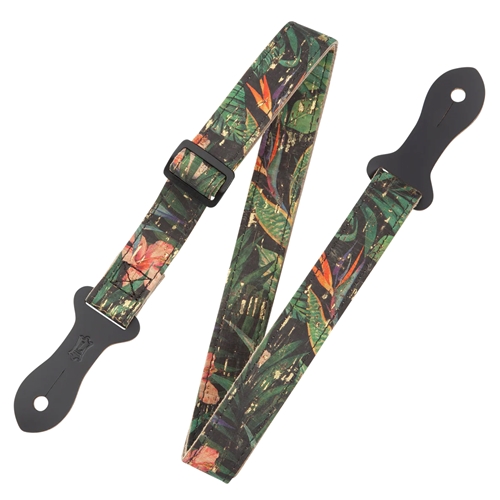 Levy's MX23ALL-005 1" Wide Cork Tropical Ukulele, Mandolin Strap