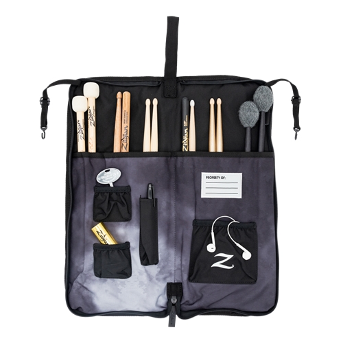 バッグ ssmim Beacock Music - ZXSB00102 Zildjian Student Stick Bag, Black Rain Cloud