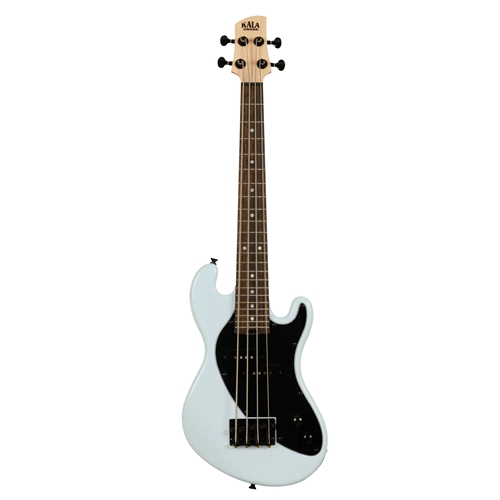 Kala UBASS-SB-LB-FS Solid Body 4-String Powder Blue Fretted U-BASS