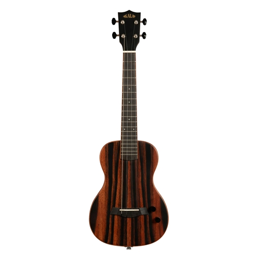 Kala KA-SB-EBY-T_W/BAG Striped Ebony Solid Body Tenor Ukulele