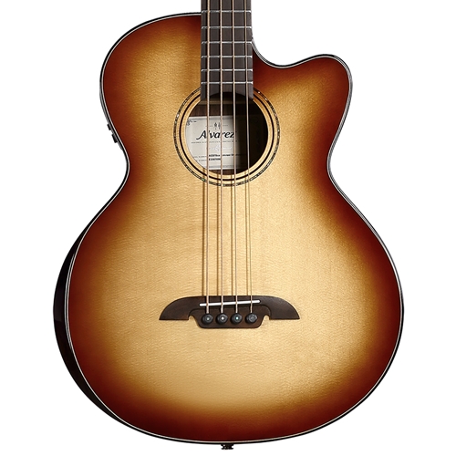 Alvarez AEB70CE Artist Elite Acoustic Bass Guitar with Cutaway and Armrest