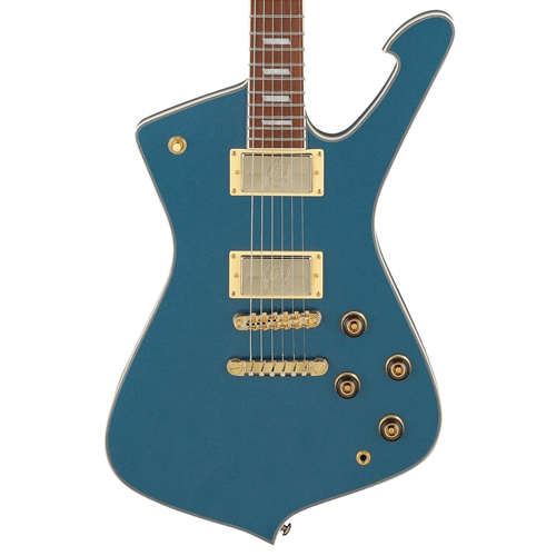 Ibanez IC420 Iceman Electric Guitar, Antique Blue Metallic