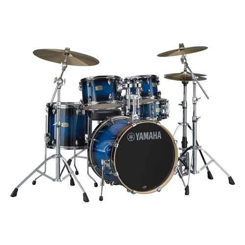 Yamaha 5-Piece Stage Custom Birch Drum Set, Deep Blue Sunburst