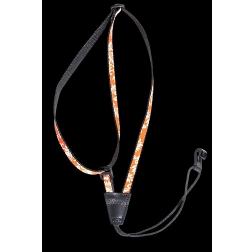 OHANA USS-04OR Orange Thin Hook Style Ukulele Strap