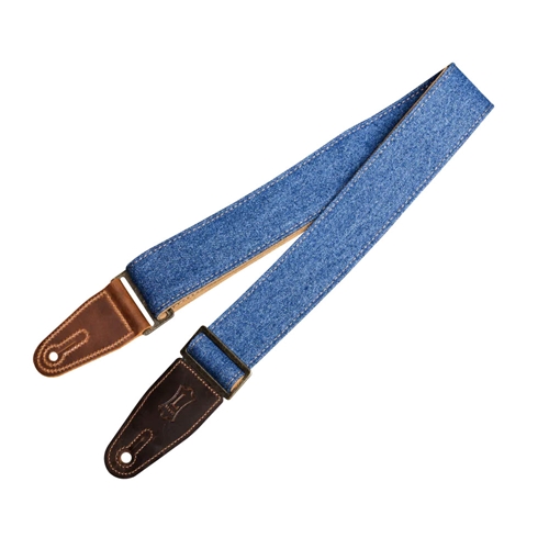 Beacock Music - Levy's M7DM-BLU Blue Denim Guitar Strap
