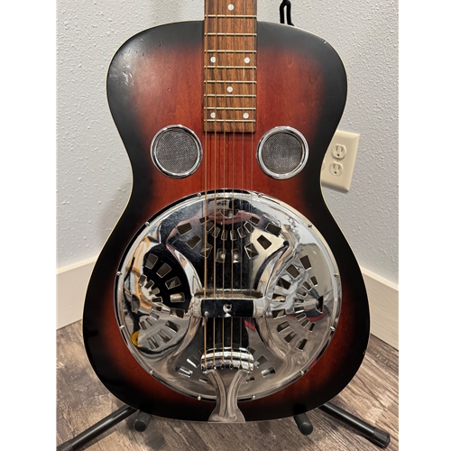 Beacock Music - Used Johnson JR-850E-SB Resonator Guitar, Sunburst