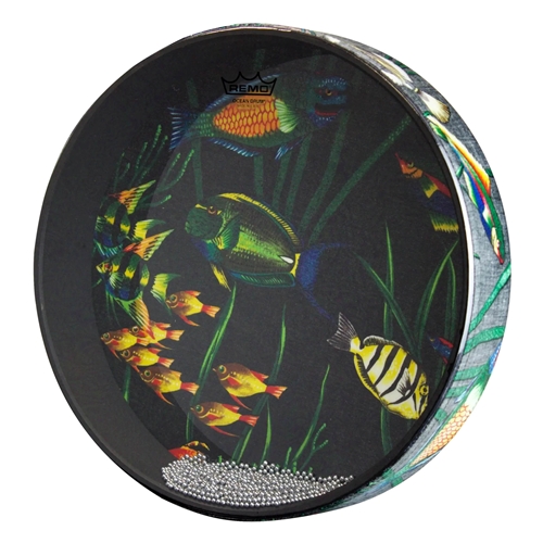 Remo ET-0212-10 12" Ocean Drum with Fish Graphic