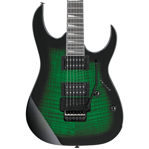Ibanez GRG320FA Electric Guitar, Transparent Emerald Burst