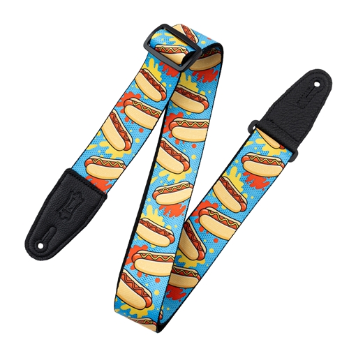 Levy's MP2TG-002 Hot Dogs - Tasty Grooves Poly Guitar Strap