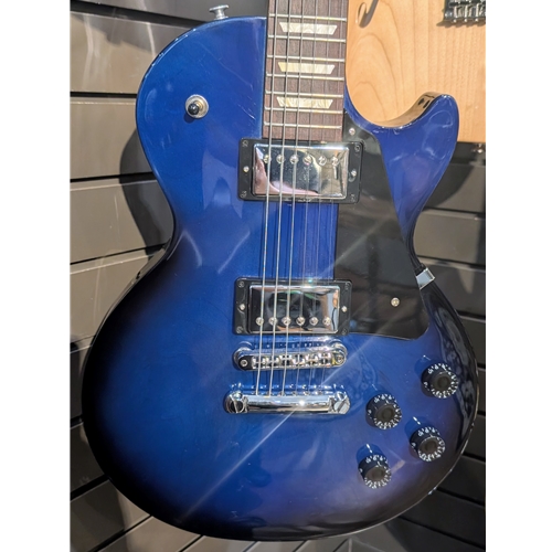 Used Gibson Les Paul Studio Electric Guitar, Manhattan Midnight