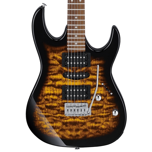 Ibanez GRX70QASB Gio GRX70QA Electric Guitar, Sunburst