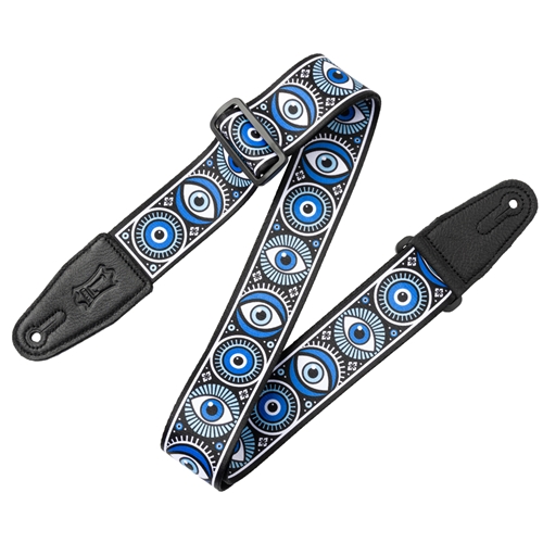 Levy's MP2CVY-004 Evil Eye, Clairvoyant Series 2" Poly Guitar Strap