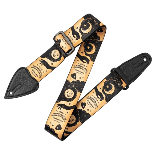 Levy's MP2CVY-001 Ouija, Clairvoyant Series 2" Poly Guitar Strap