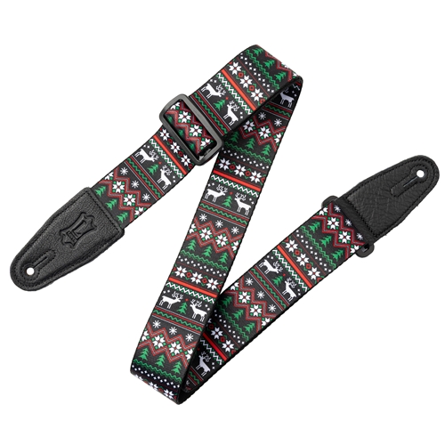Levy's MP2HDY002 Ugly Christmas Sweater 2" Poly Guitar Strap