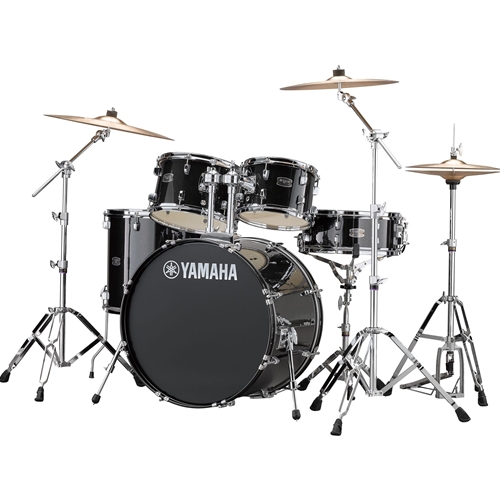 Yamaha 5-Piece Rydeen Shell Pack with Hardware, Black Glitter