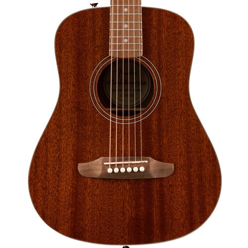 Fender 0974103121 California Standard Redondo Mini W/Bag, Spruce Top, Natural Sapele