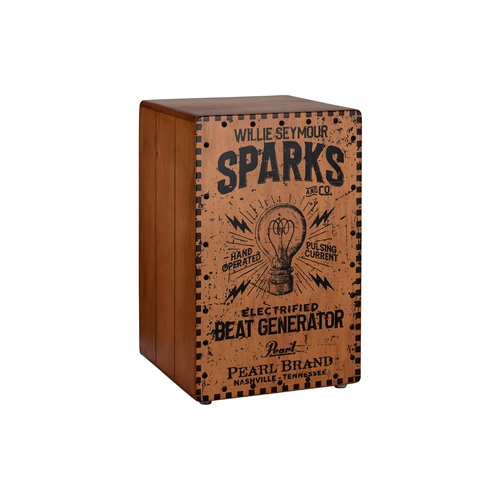 Pearl PBEC210 Electronic Cajon - Willie Seymour Sparks Graphic Finish