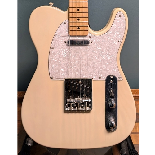 Used Harley Benton Standard Tele Style Electric Guitar, White