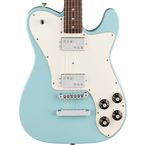 Fender Kingfish Delta Day Telecaster Deluxe Electric Guitar, Daphne Blue