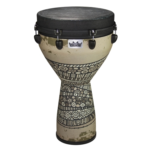 Remo DJ-0014-33 Mondo Key-Tuned 14" Djembe, Sahara Brown