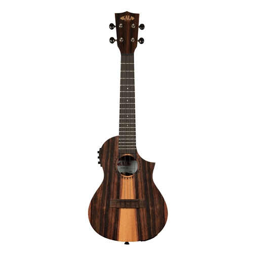 Kala KA-AM-C-CE Amara Tri-Top Concert Ukulele w/ Cutaway & EQ
