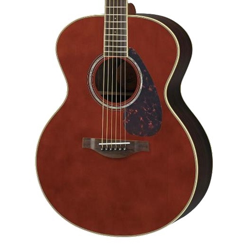 Yamaha LJ6RDTHB Grand Auditorium Acoustic Guitar with Electronics, Exclusive Dark Tint