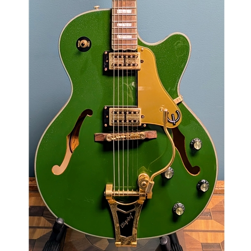 Used Epiphone Emperor Swingstar Electric Guitar, Forest Green Metallic