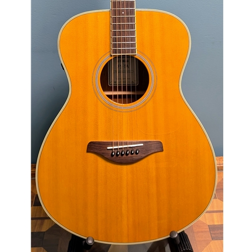 Yamaha USEDFS-TA-VT Used FS-TA TransAcoustic Concert, Vintage Tint