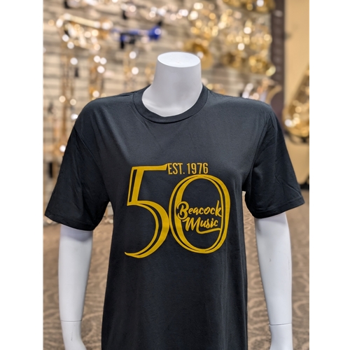 BS50-XS Beacock Music 50th Anniversary T-Shirt
