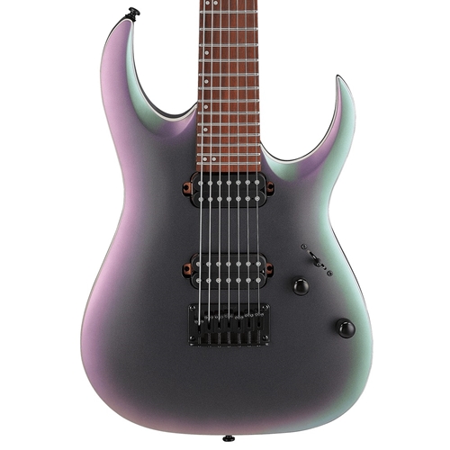 Ibanez RBS742EX Standard 7-String Electric Guitar, Black Aurora Burst Matte