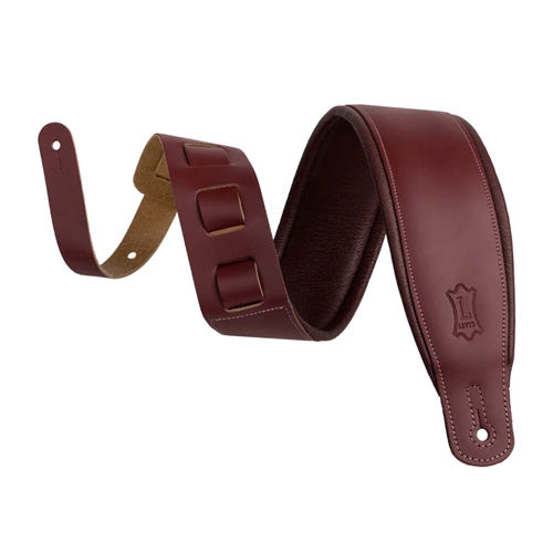 Levy's M26PD-BRG-BRG Burgundy Guitar Strap