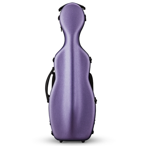 Eastman CAVL3044PUR Pro Polycarbonate Violin Case, Brushed Purple