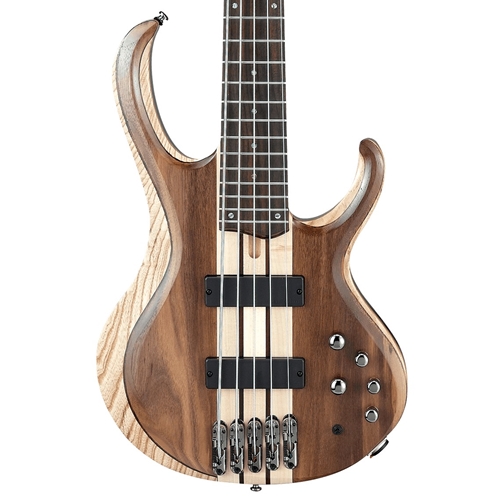 Ibanez BTB745 Standard 5-String Electric Bass Guitar, Natural Low Gloss