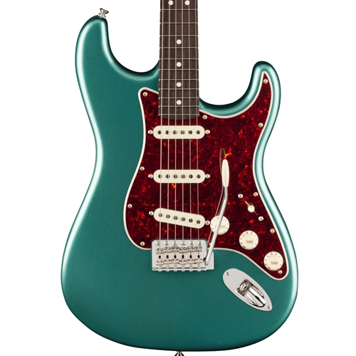 Fender American Professional Classic Stratocaster Electric Guitar, Faded Sherwood Green Metallic