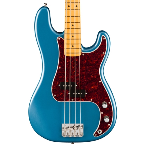 Fender American Professional Classic Precision Electric Bass Guitar, Faded Lake Placid Blue