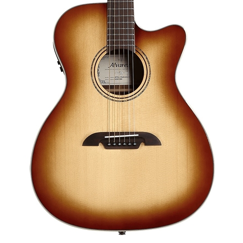 Alvarez AF70ce Folk Acoustic Guitar with Electronics, Shadowburst