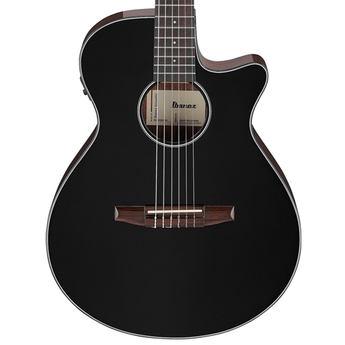 Alvarez AEG50N Nylon Acoustic Guitar with Electronics, Black High Gloss