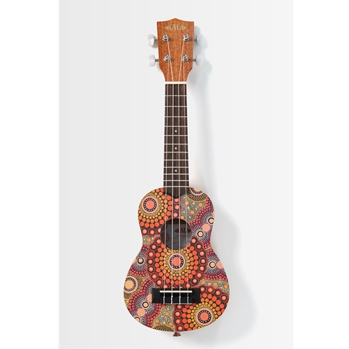 Kala KA-DS-CM-SC-S_W/BAG Chantelle Mulladad Desert Storylines Soprano Ukulele w/Bag