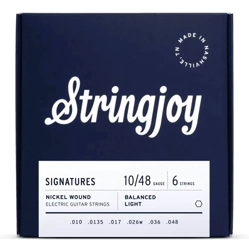 String Joy SJ-BAL10 Balanced Light Gauge (10-48) Signatures Nickel Wound Electric Guitar Strings