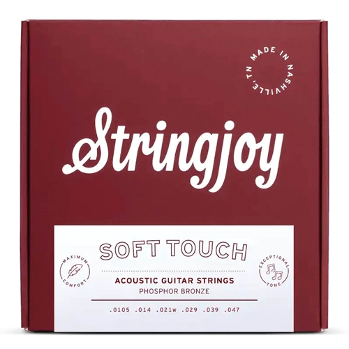 String Joy SJ-NB10547SF 10.5-47 Soft Touch Naturals - Phosphor Bronze Acoustic Guitar Strings