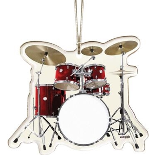 Aim AIM55542 Ornament Red Drum Kit Acrylic
